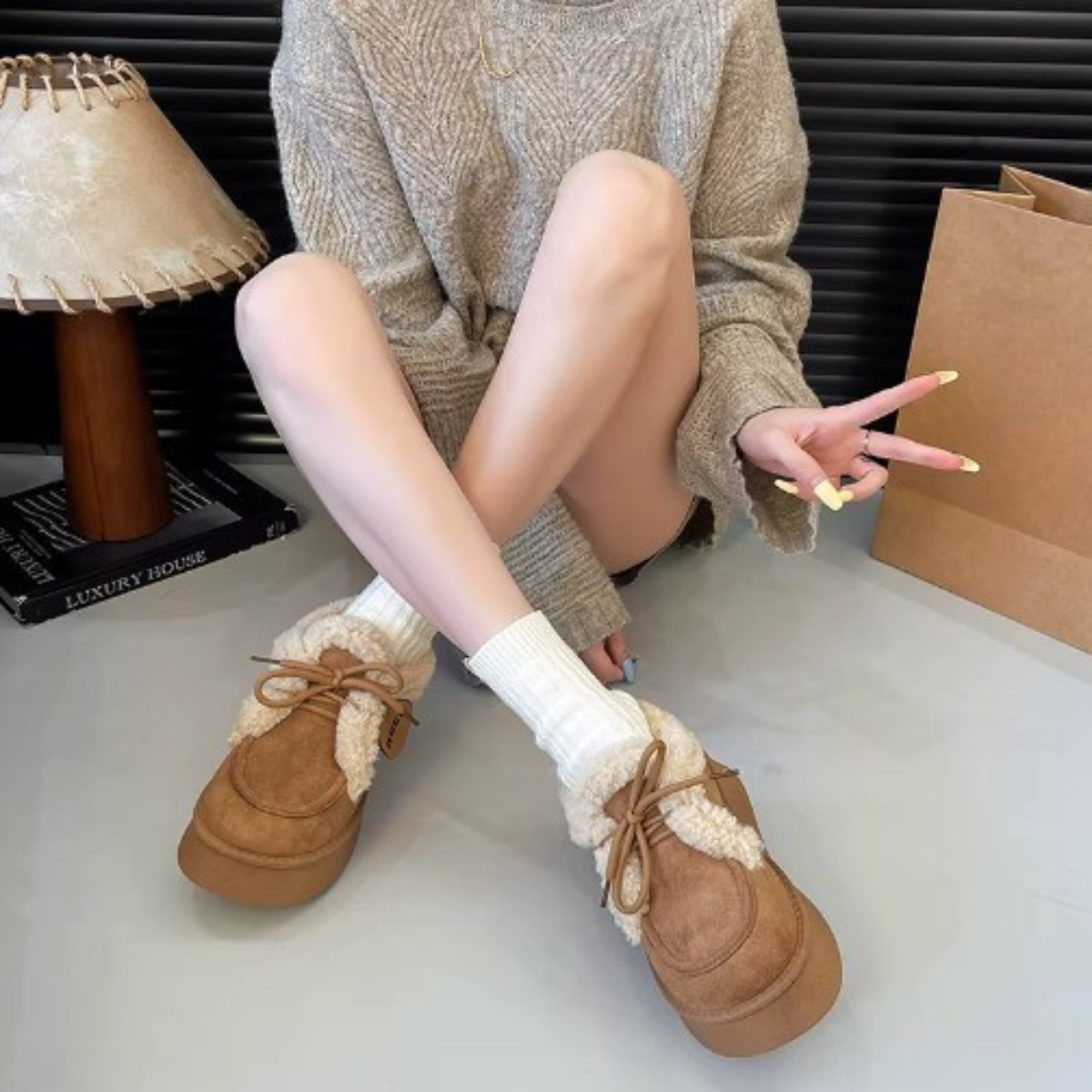 Aveline Suede Loafers