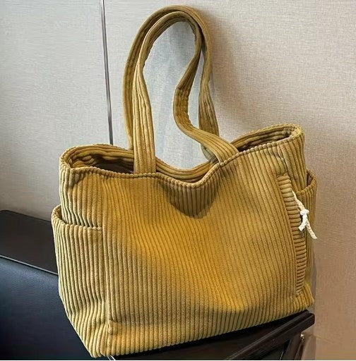 Aria Corduroy Tote