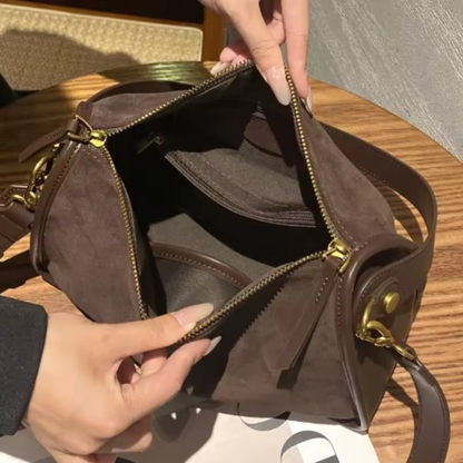 Margot Suede Satchel