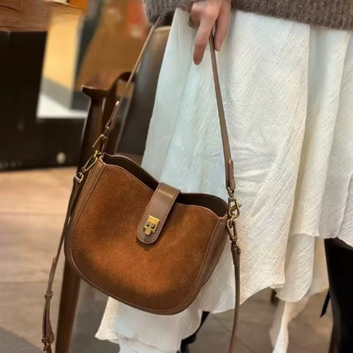 Isadora Suede Crossbody