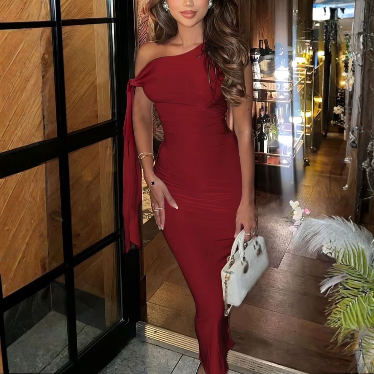 Valentina One-Shoulder Dress