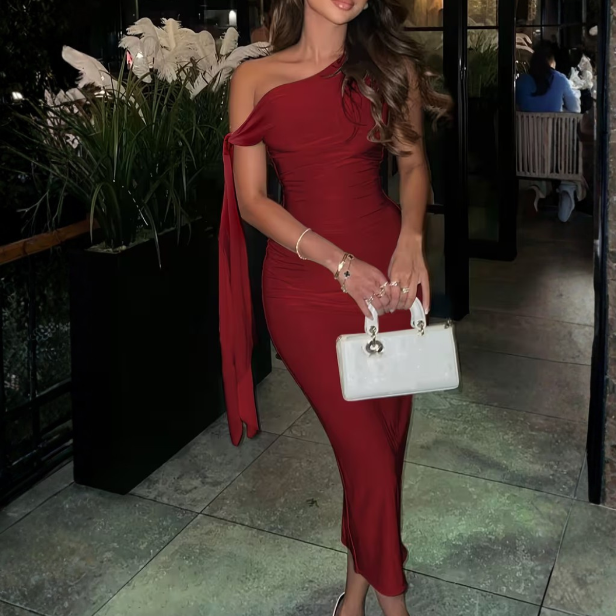 Valentina One-Shoulder Dress