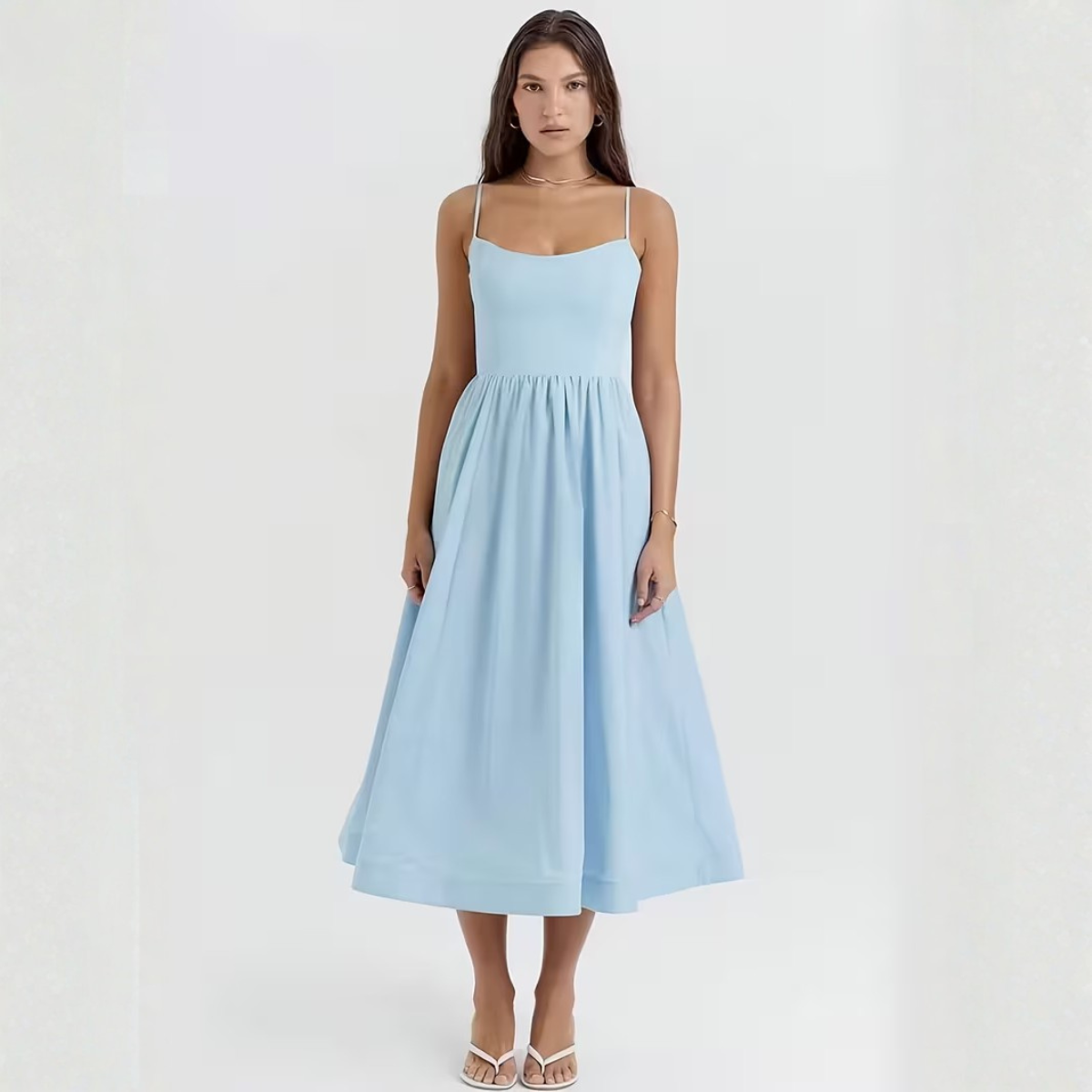 Seraphina Azure Midi