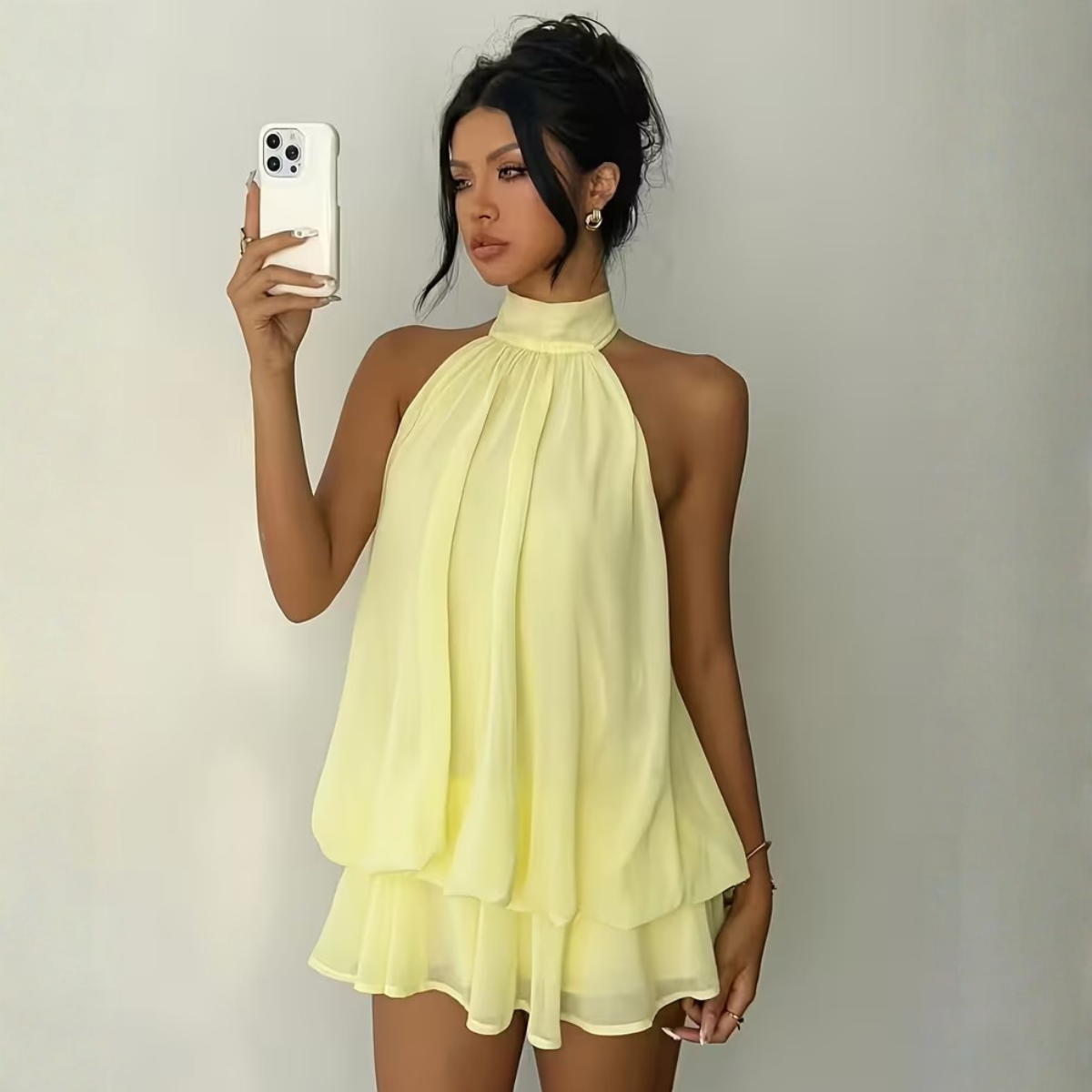 Lyra Chiffon Romper