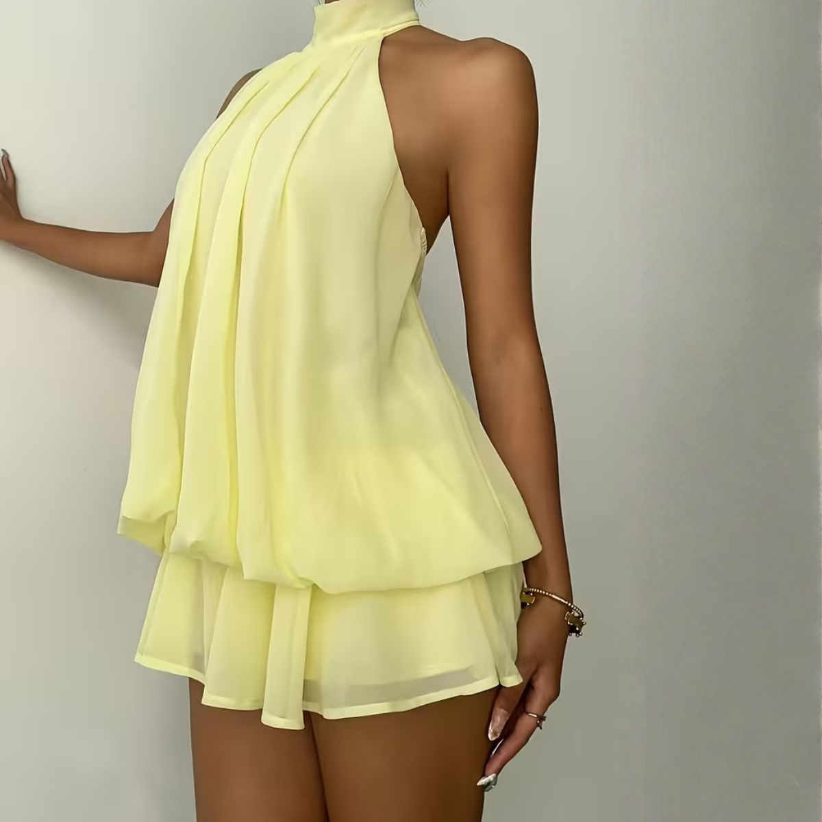 Lyra Chiffon Romper
