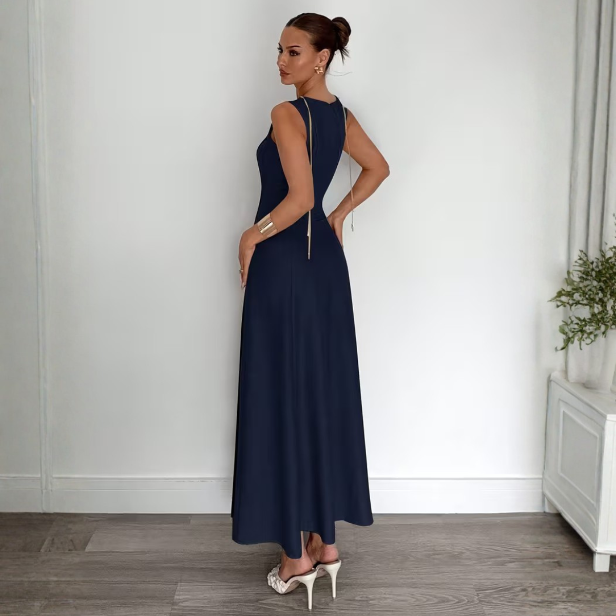 Adriana Pleated Maxi