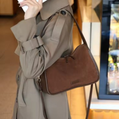 Margot Suede Satchel