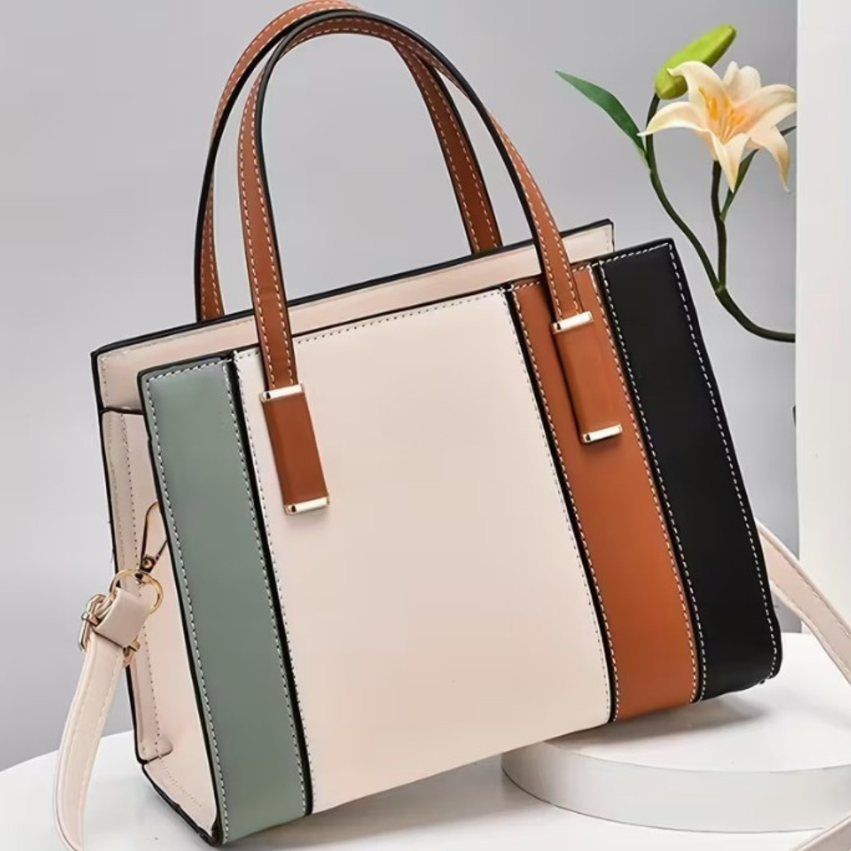 Caterina Colorblock Handbag